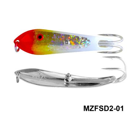 AQUA MARINE - Fishing Spoon with Double Hooks - (Size: 2)